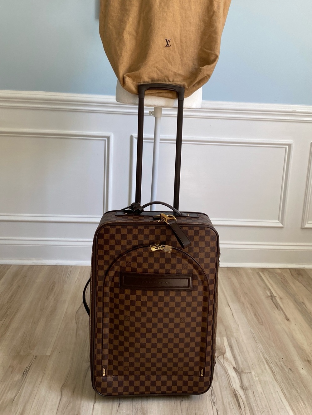 Louis Vuitton Damier Ebene Pegase 55 Suitcase